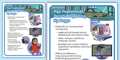 bago ang bagyo drawing|Paghahanda at Checklist ng Bagyo .